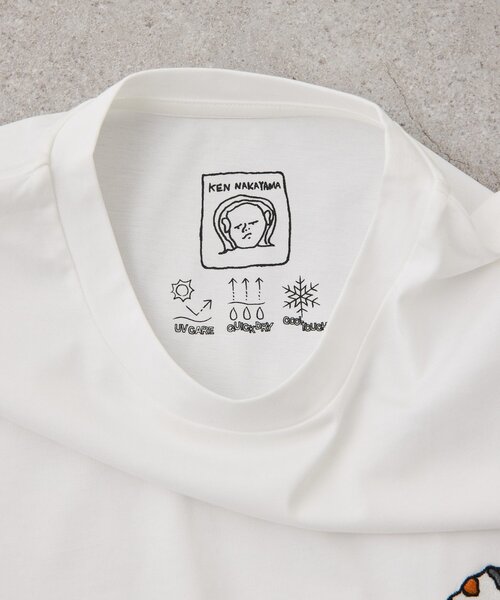 「ear PAPILLONNER」 半袖Tシャツ「ken nakayamaコラボ」 FREE ホワイト系その他2 レディース_画像6