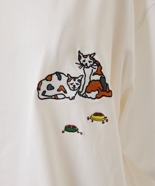 「ear PAPILLONNER」 半袖Tシャツ「ken nakayamaコラボ」 FREE ホワイト系その他2 レディース_画像7