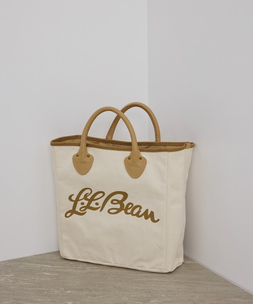 美品L.L.Bean salon deアダムエロペコラボキャンバストートバッグ SALON adam et rope'（サロン アダム エ ロペ） トートバッグ 「L.L.