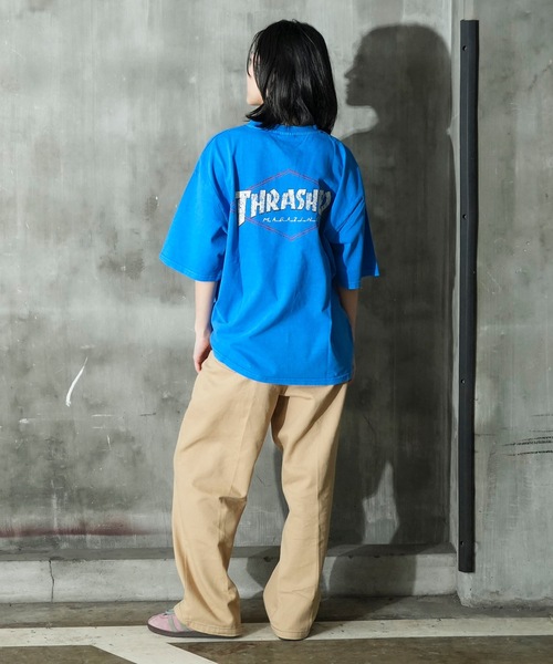 「THRASHER」 半袖Tシャツ X-LARGE グレー メンズ_画像8