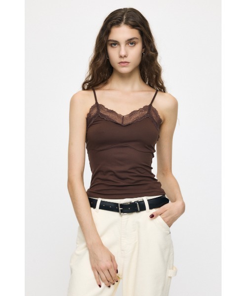 MOUSSY（マウジー） キャミソール ES LACE キャミソール : ZOZOTOWN