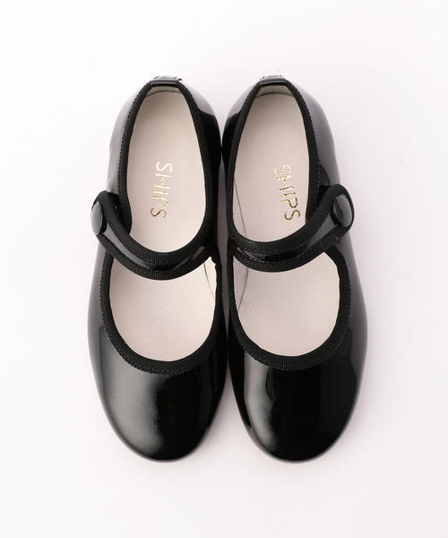 バレエシューズ 入学式 卒業式 SHIPS KIDS:エナメル ストラップ シューズ(15〜20cm) キッズ 子供 女の子_5