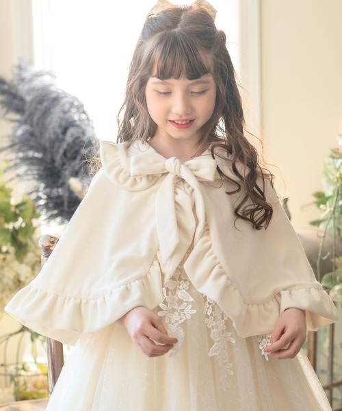 ニナリッチ ケープ ポンチョ マント フリル レディース NINARICCI Catherine Cottage（キャサリンコテージ） ポンチョ ロマンチック