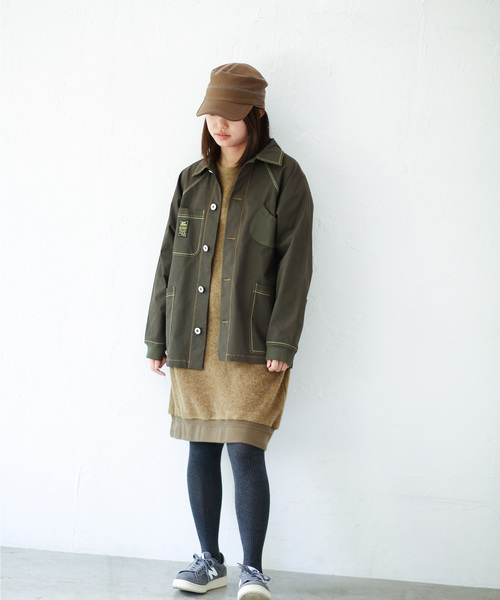 gym master（ジムマスター） カバーオール ストレッチピケカバーオール