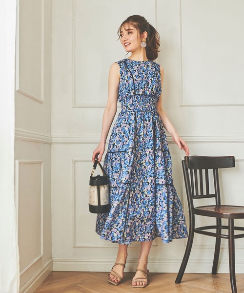 海外最新 ワンピース 配色切替小花柄ワンピース 人気ブランド Transfer Gitsport Net