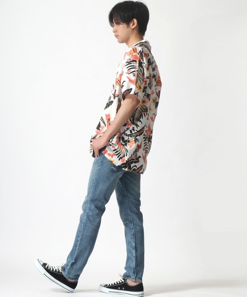 LVC Levi’s 1940s アロハシャツ 復刻 レーヨン コスモ柄 XL LVC Levi's 1940s アロハシャツ 復刻 レーヨン コスモ柄 XL