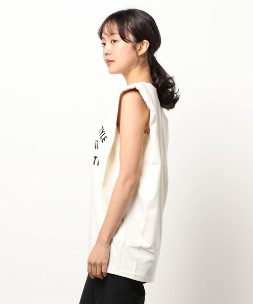 tシャツ Tシャツ 【INSCRIRE/アンスクリア】WELLNESSフロッキーTシャツ