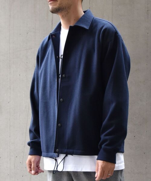 COACH コート 86641 46 メンズ アウター ウール ネイビー　正規品 公式】COACH – コーチ | 【LIL NAS X DROP BY COACH】ウール コート