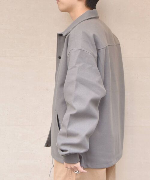 SHIPS any ブルゾン アウター any: 「ウォッシャブル」ウールライク