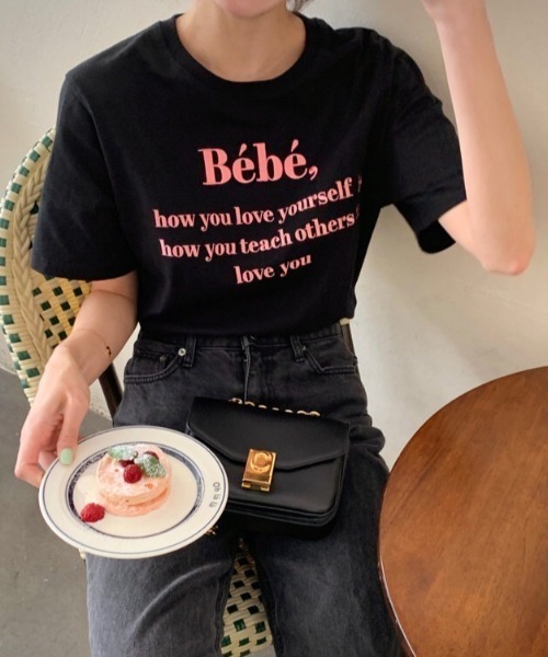 LACーVERT tシャツ 「累計販売枚数1万枚突破」Bebe刺繍カラー