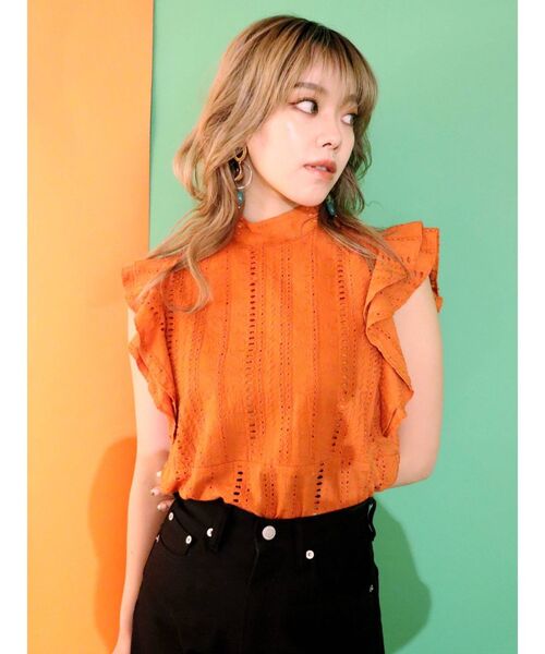 タンクトップ コットンレースラッフルノースリーブトップス|ZOZOTOWN PayPayモール店|19