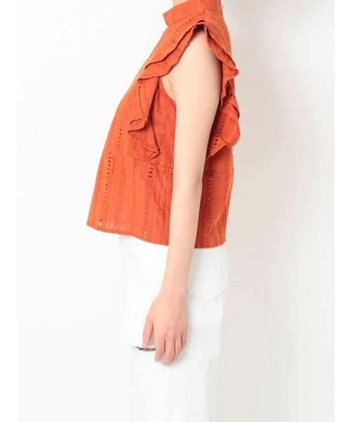 タンクトップ コットンレースラッフルノースリーブトップス|ZOZOTOWN PayPayモール店|22
