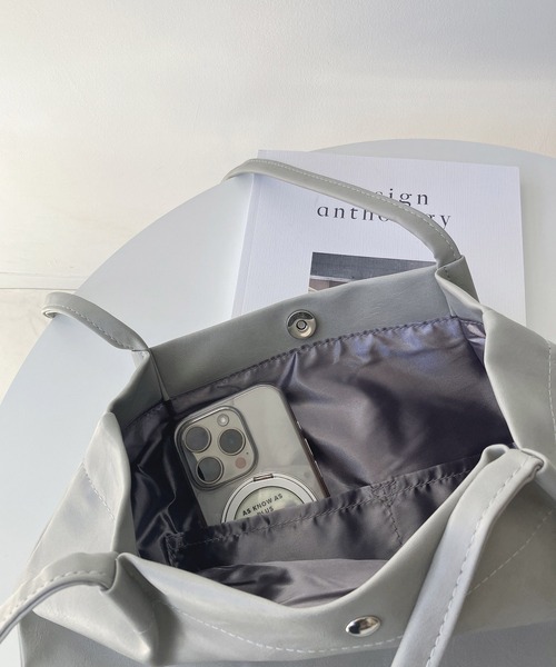 AS KNOW トートバッグハンドルタックトートバッグ レディース