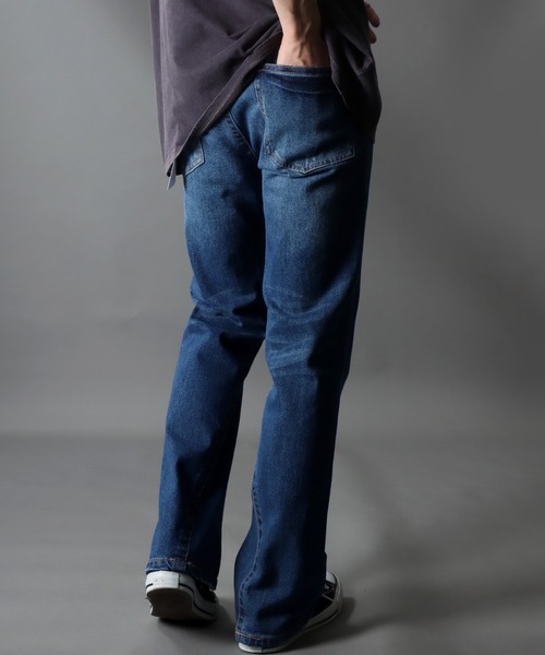 パンツ JEANS FLARE FIT BAGGY FLARE FIT BAGGY デニムパンツ - インディゴブルー | ZARA Japan