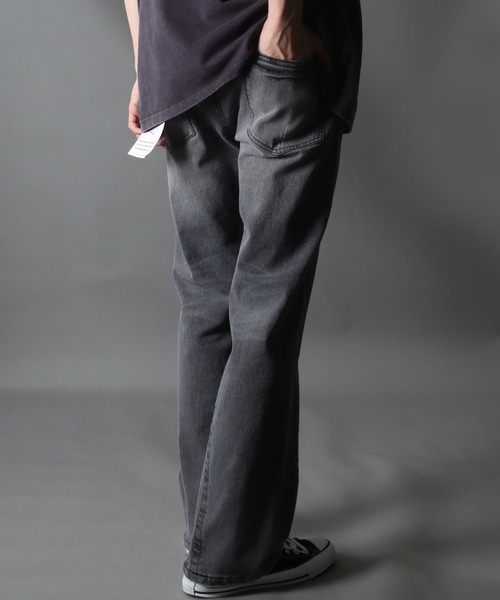 【RECTO】LOOSE FIT FLARED WIDE DENIM PANTS★韓国商品 614exC8PoYL.jpg