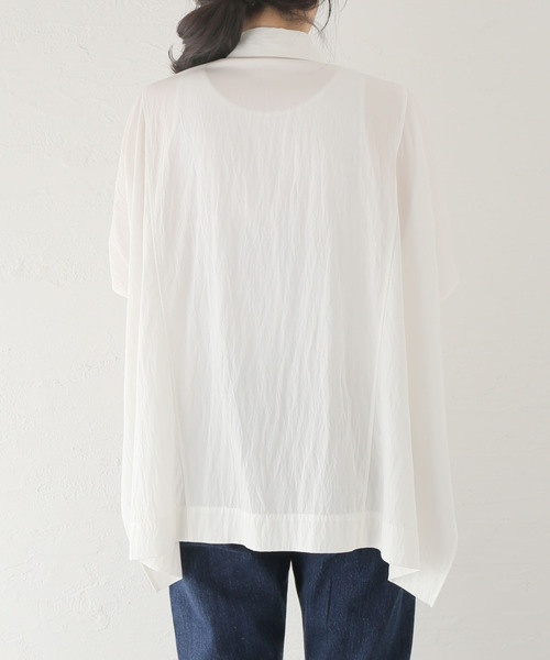 シャツ ブラウス ポプリンスイッチングシャツ JOURNAL