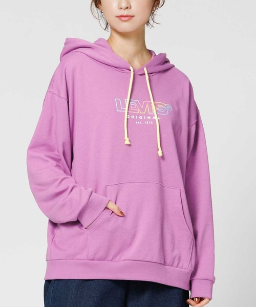 ■美品 Leilian NEMIKA ロゴプリントパーカー フーディ スウェット □美品 Leilian NEMIKA ロゴプリントパーカー フーディ