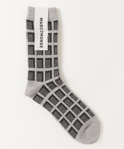【新品未使用】MARCOMONDE  マルコモンドソックス MARCOMONDE 靴下 MARCOMONDE（マルコモンド）＠ BELGIUM pattern