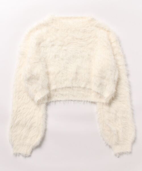 ニット セーター ショートシャギーニット レディース FREAK'S STORE/ショート シャギー ニット プルオーバー【限定