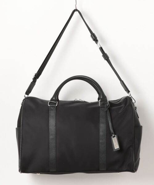 Ungrid（アングリッド） ボストンバッグ 牛革 × ナイロン ラージ