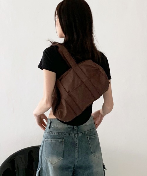 ミケ　ボストンショルダーバッグ（M） FOLLOWIN ボストンバッグ 「どこでも万能アイテム」」「MD PICK