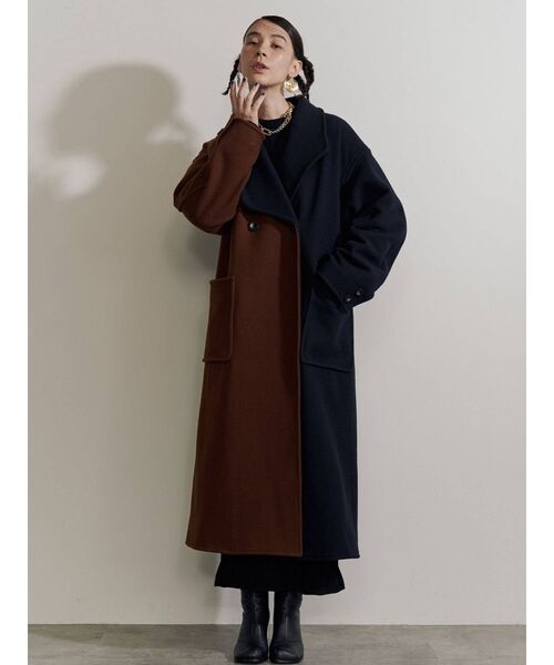 PUBLICTOKYO パブリックトウキョウ ダークグレー ロングコート フリー OUTERSTYLING - PUBLIC TOKYO WOMENS｜PUBLIC TOKYO ONLINE STORE