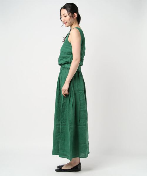 【美品♡】UNITED ARROWS ノースリーブ ワンピース フリー ブルー BEAUTY＆YOUTH UNITED ARROWS 「BEAUTY&YOUTH ARROWS
