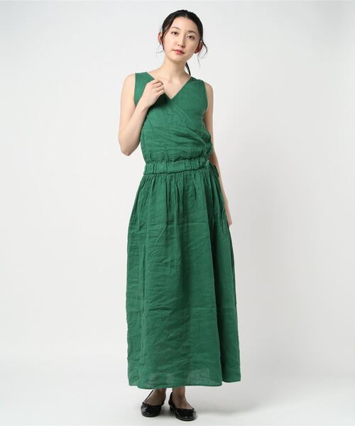 BEAUTY＆YOUTH UNITED ARROWS ノースリーブワンピース FREE ブルー