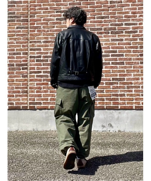 革ジャン ライダース 「Salt＆Pepper」レザートラッカー ジャケット