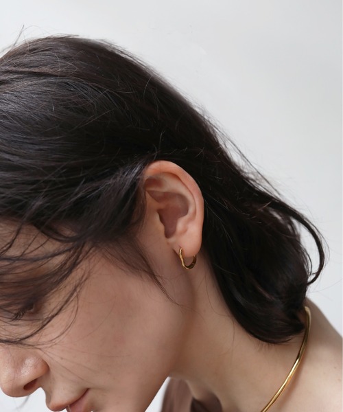 TEN. ピアス 18KGP ペアーピアス レディース メンズ : ZOZOTOWN Yahoo 