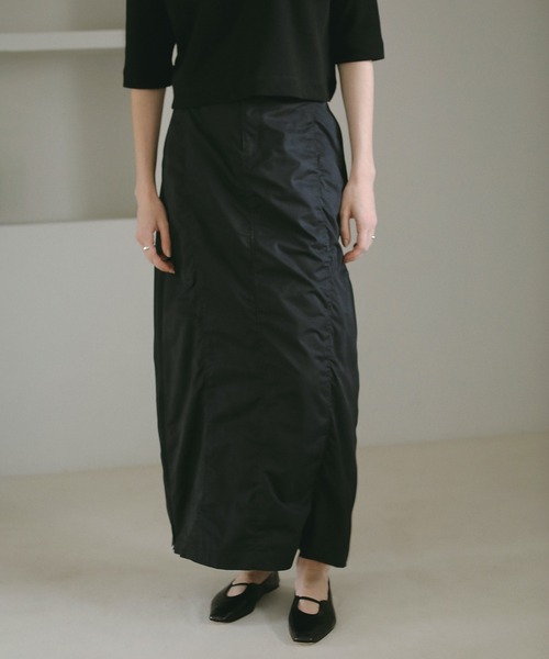 MANOF（マノフ） スカート SIDE ZIP LONG SKIRT : ZOZOTOWN Yahoo!店