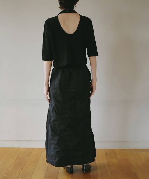 MANOF（マノフ） スカート SIDE ZIP LONG SKIRT : ZOZOTOWN Yahoo!店