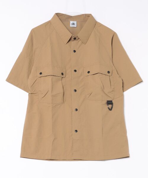 ブラウス シャツ aimoha outdoorユニセックス　ポケット　シャツ レディース メンズ aimoha ブラウス シャツ outdoorユニセックス ポケット シャツ