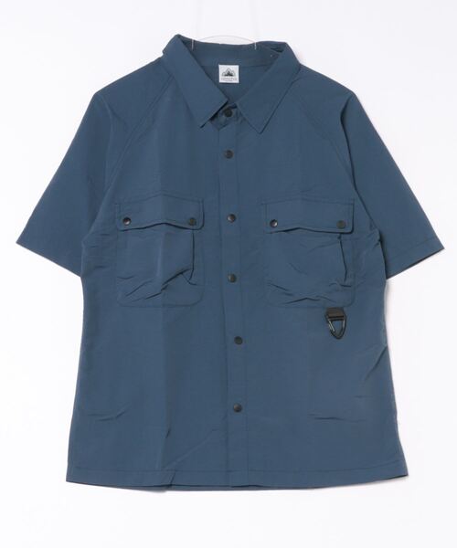 ブラウス シャツ aimoha outdoorユニセックス　ポケット　シャツ レディース メンズ aimoha ブラウス シャツ outdoorユニセックス ポケット シャツ