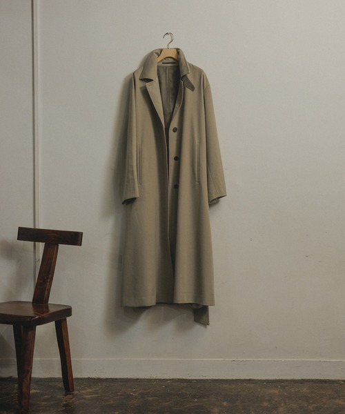 【新品コート】サロンアダムエロぺ レディース 上質 ウールステンカラーコート SALON adam et rope'（サロン アダム エ ロペ） ステンカラーコート