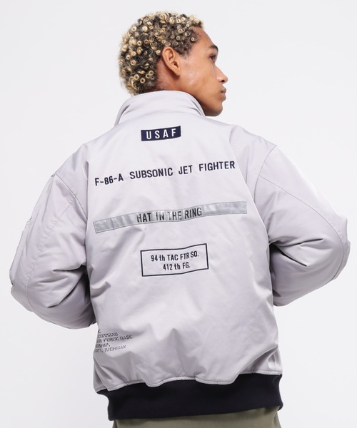 Amiri ヴィンテージ ペガサス ディストレスト ジャケット AVIREX ma1 ma-1 STENCIL JACKET ”HAT IN THE RING