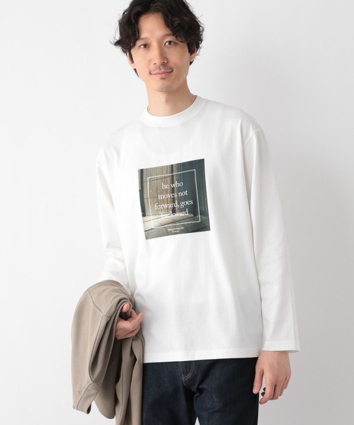 GLOBAL WORK（グローバルワーク） tシャツ ヘビロッTEE/プリント/長袖