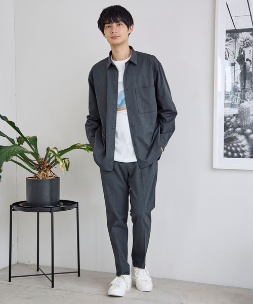 GLOBAL WORK（グローバルワーク） tシャツ ヘビロッTEE/プリント/長袖