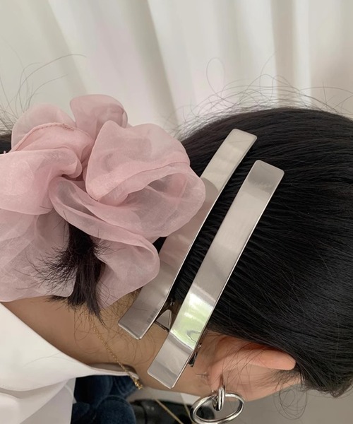 chuclla（チュクラ） ヘアクリップ 「LONSLAN」メタル ビッグ ヘア