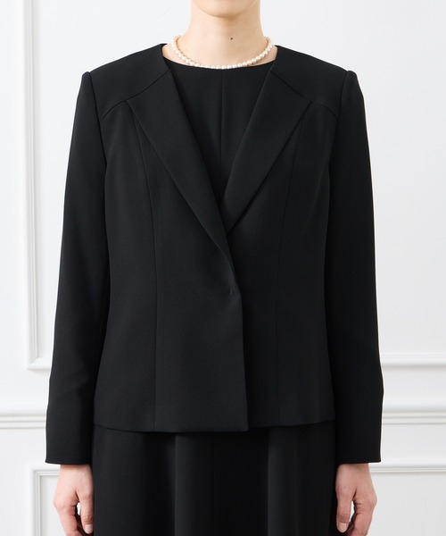 Aimer Acret 黒 テーラードジャケット 9号 AIMER（エメ） ジャケット テーラードジャケット 「喪服・礼服」ダブル