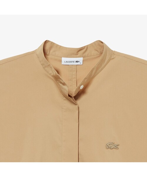 [LACOSTE] 7 минут рукав блуза 34 белый женский 