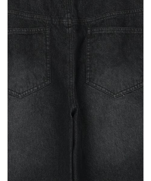 リジットデニム バレルレッグ バギー Lugnoncure パンツ バレルレッグバギーデニムパンツ レディース
