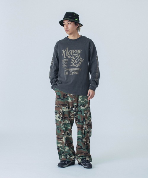 早い者勝ち XLARGE COMMUNITY SPIRIT L/S TEE デザイン◎ XLARGE tシャツ COMMUNITY SPIRIT L/S TEE メンズ レディース