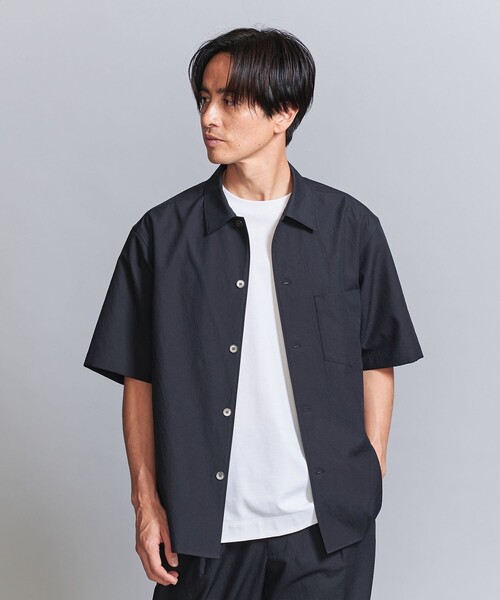 【美品】BEAUTY & YOUTH komatsu 半袖シャツ　メンズ　L BEAUTY＆YOUTH UNITED ARROWS シャツ KOMATSU PACK トロピカル