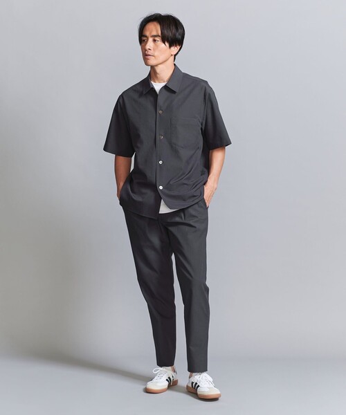 【美品】BEAUTY & YOUTH komatsu 半袖シャツ　メンズ　L BEAUTY＆YOUTH UNITED ARROWS シャツ KOMATSU PACK トロピカル