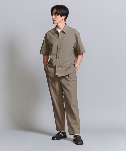 ま*さ様 KOMATSU PACK キャンプカラー ショートスリーブシャツ M BEAUTY&YOUTH UNITED ARROWS シャツ KOMATSU PACK キャンプ