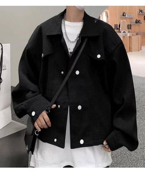 revertical コート ジャケット ワッフルショート丈ジャケット メンズ