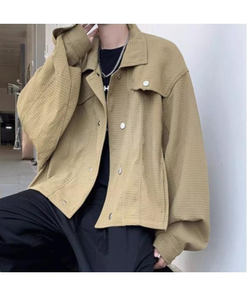 revertical コート ジャケット ワッフルショート丈ジャケット メンズ