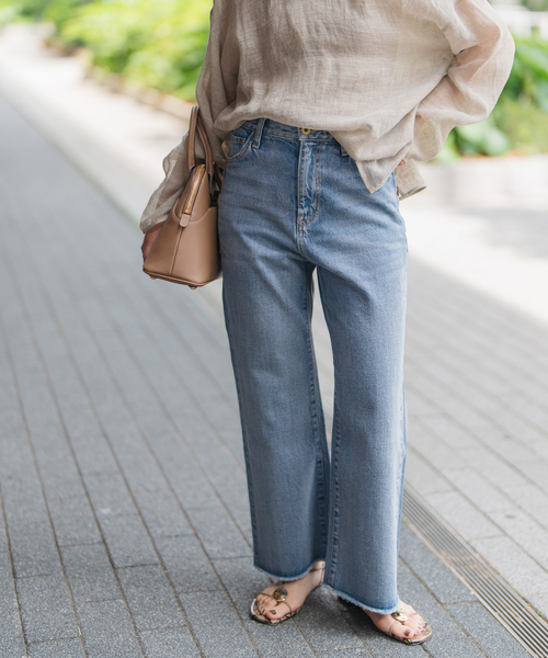 Spick＆Span ジーンズ デニム デニムパンツ 5 1/2 CROPPED DENIM
