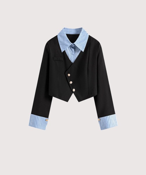 LA POMME petit（ラポミ・プチ） セットアップ プレッピーエレガント